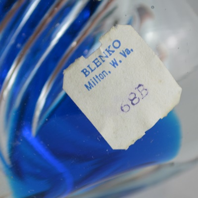 Blenko Blown Glass Paperweight