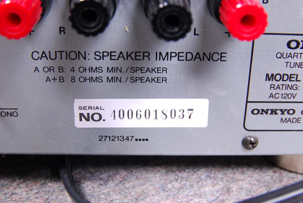 Onkyo Stereo Equipment With JBL Speakers