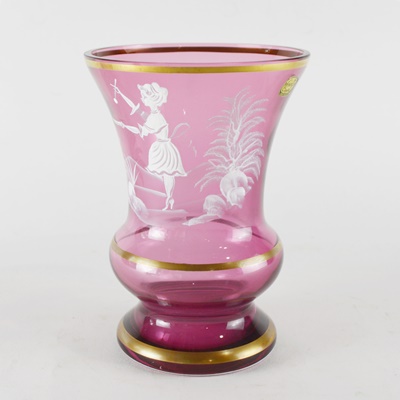 Vintage Bohemia Crystal Vase