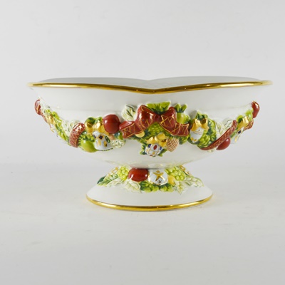 Waterford Holiday Heirloom Porcelain Footed Bowl