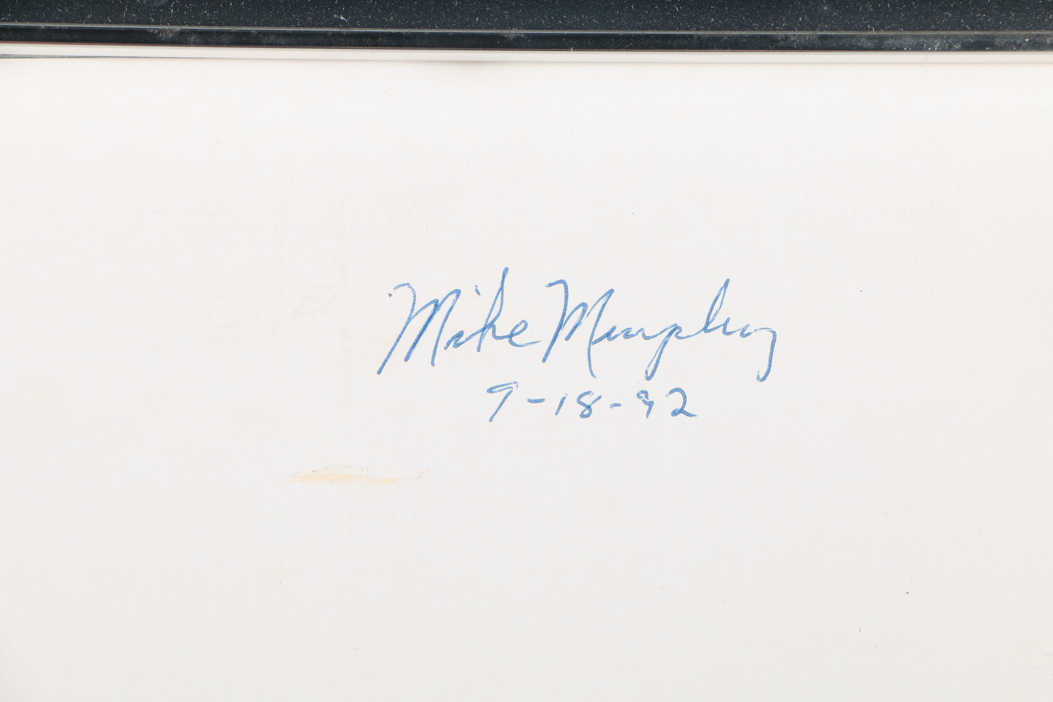 Technical Drawing of 20th-Century Boeing Airplane Designs "75 Years"