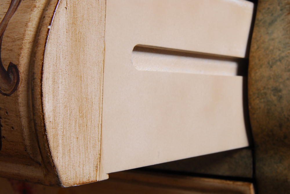 Floral Painted Louis XV Style Nightstand