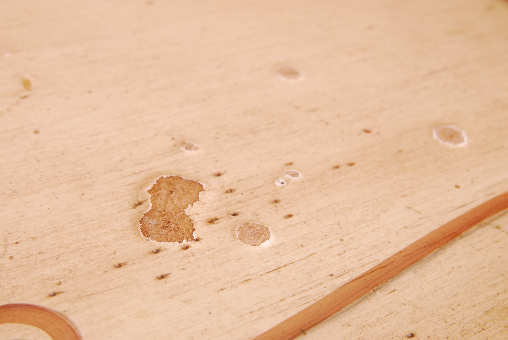 Floral Painted Louis XV Style Nightstand