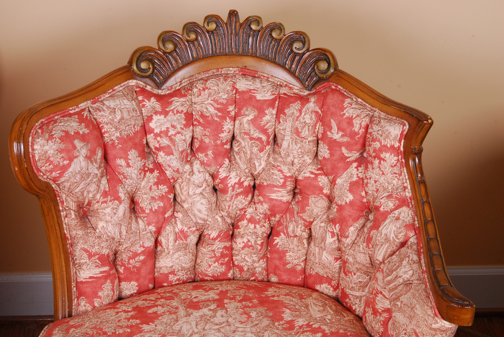 Louis XV Style Parlor Chair