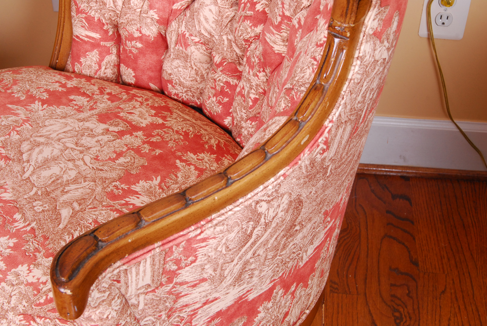 Louis XV Style Parlor Chair