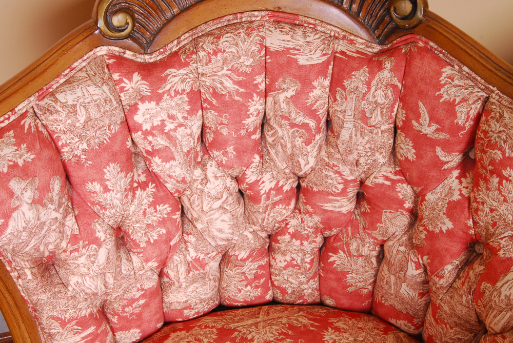 Louis XV Style Parlor Chair