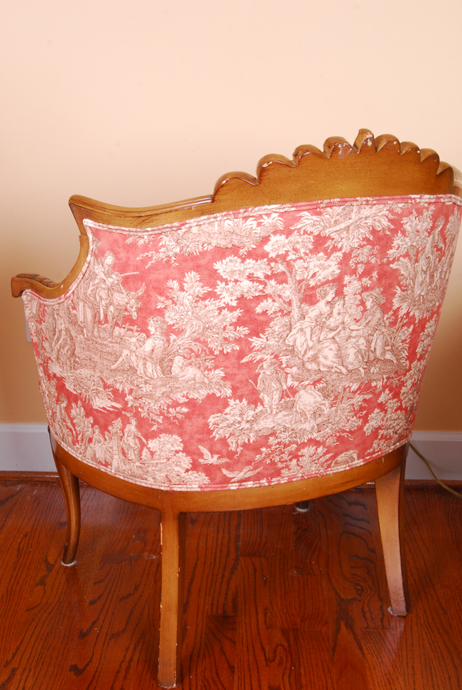 Louis XV Style Parlor Chair