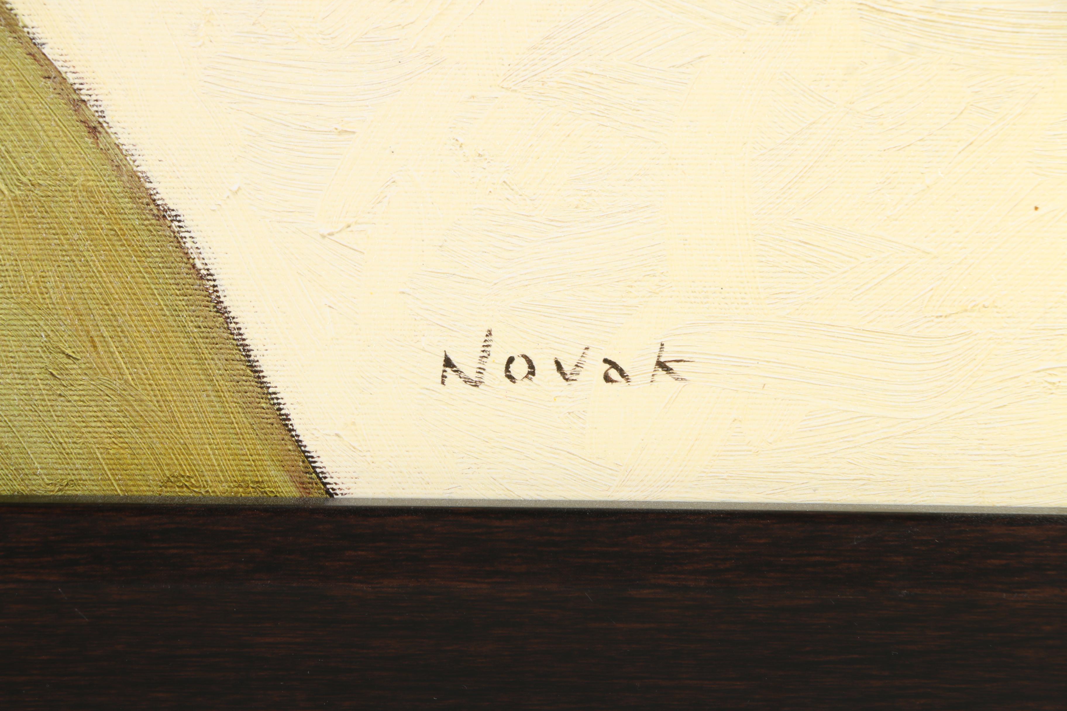 Offset Lithograph on Board After Shirley Novak's "Tulip Toss"