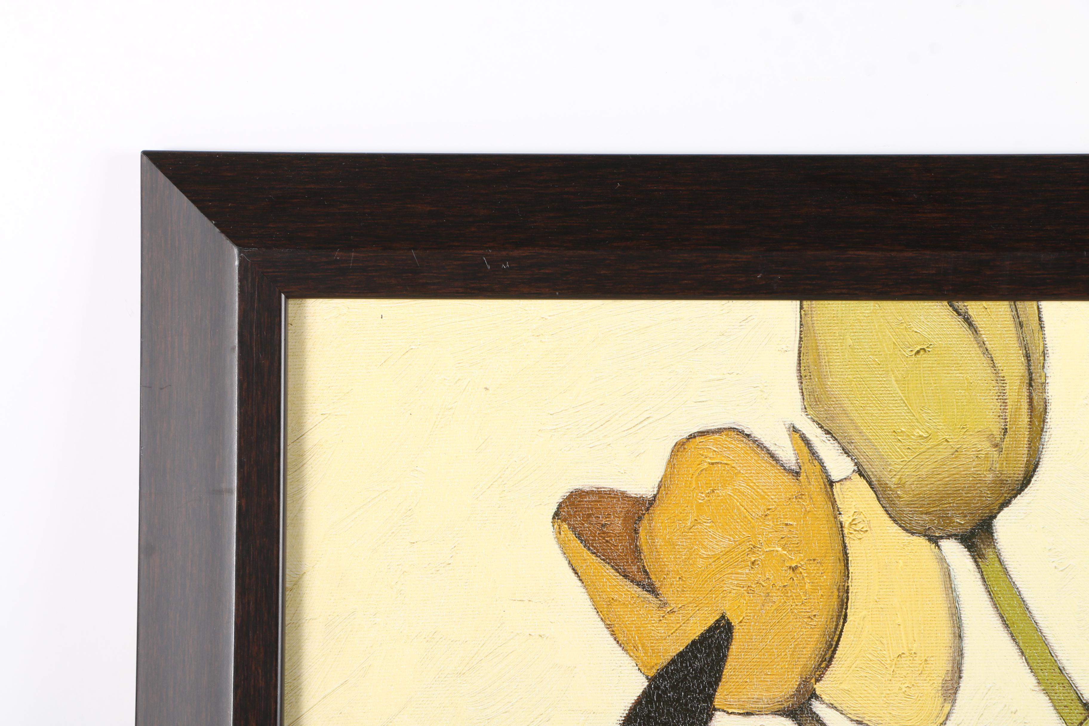 Offset Lithograph on Board After Shirley Novak's "Tulip Toss"