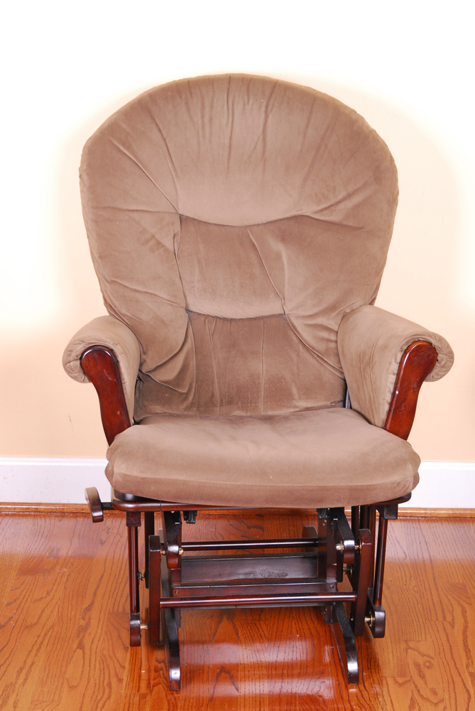 Shermag Glider and Ottoman