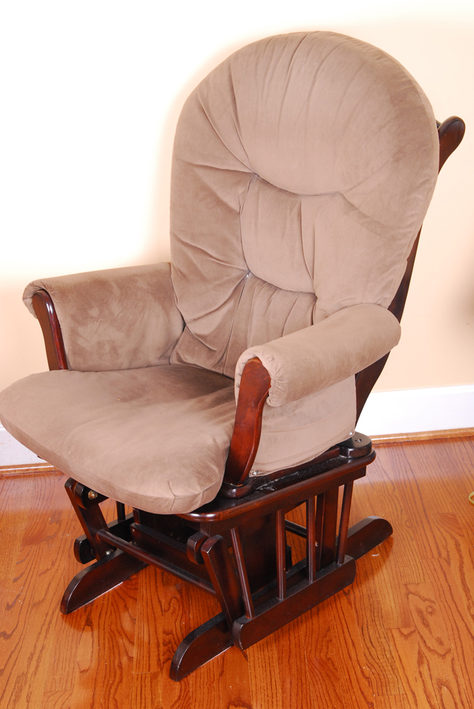 Shermag Glider and Ottoman