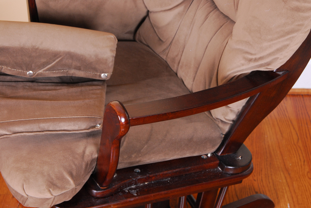 Shermag Glider and Ottoman