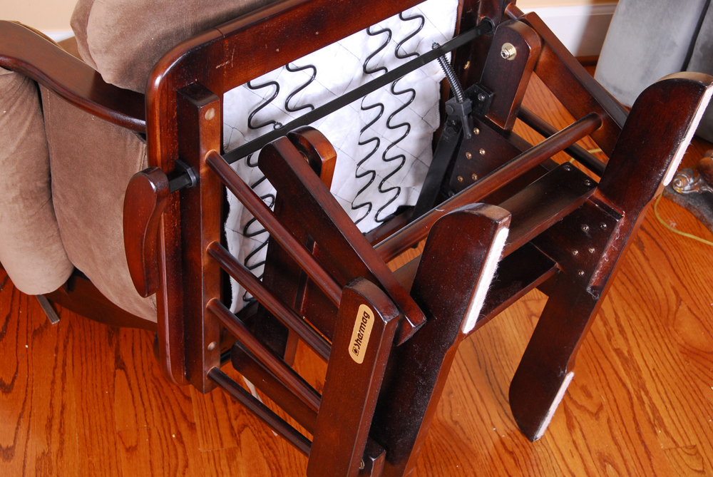 Shermag Glider and Ottoman