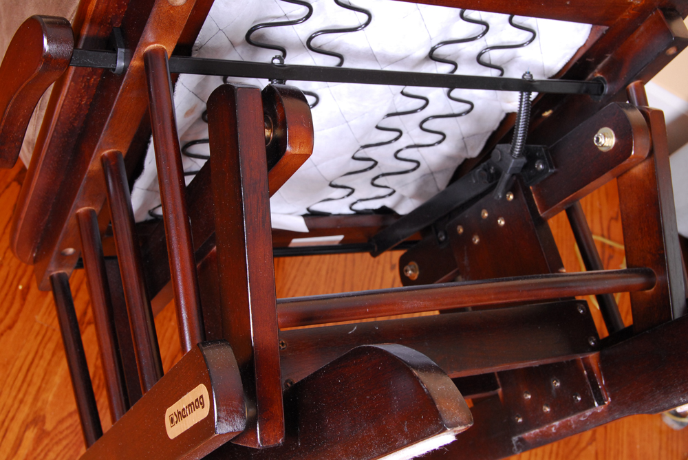 Shermag Glider and Ottoman