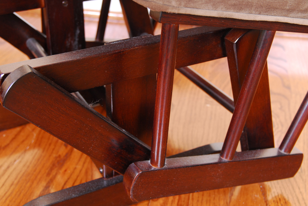 Shermag Glider and Ottoman