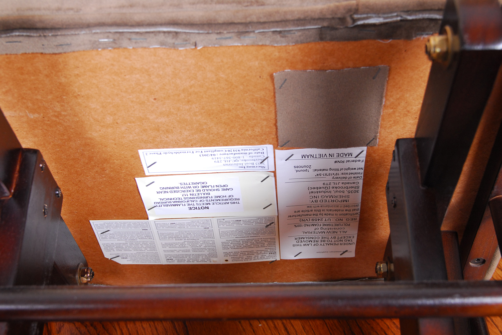 Shermag Glider and Ottoman