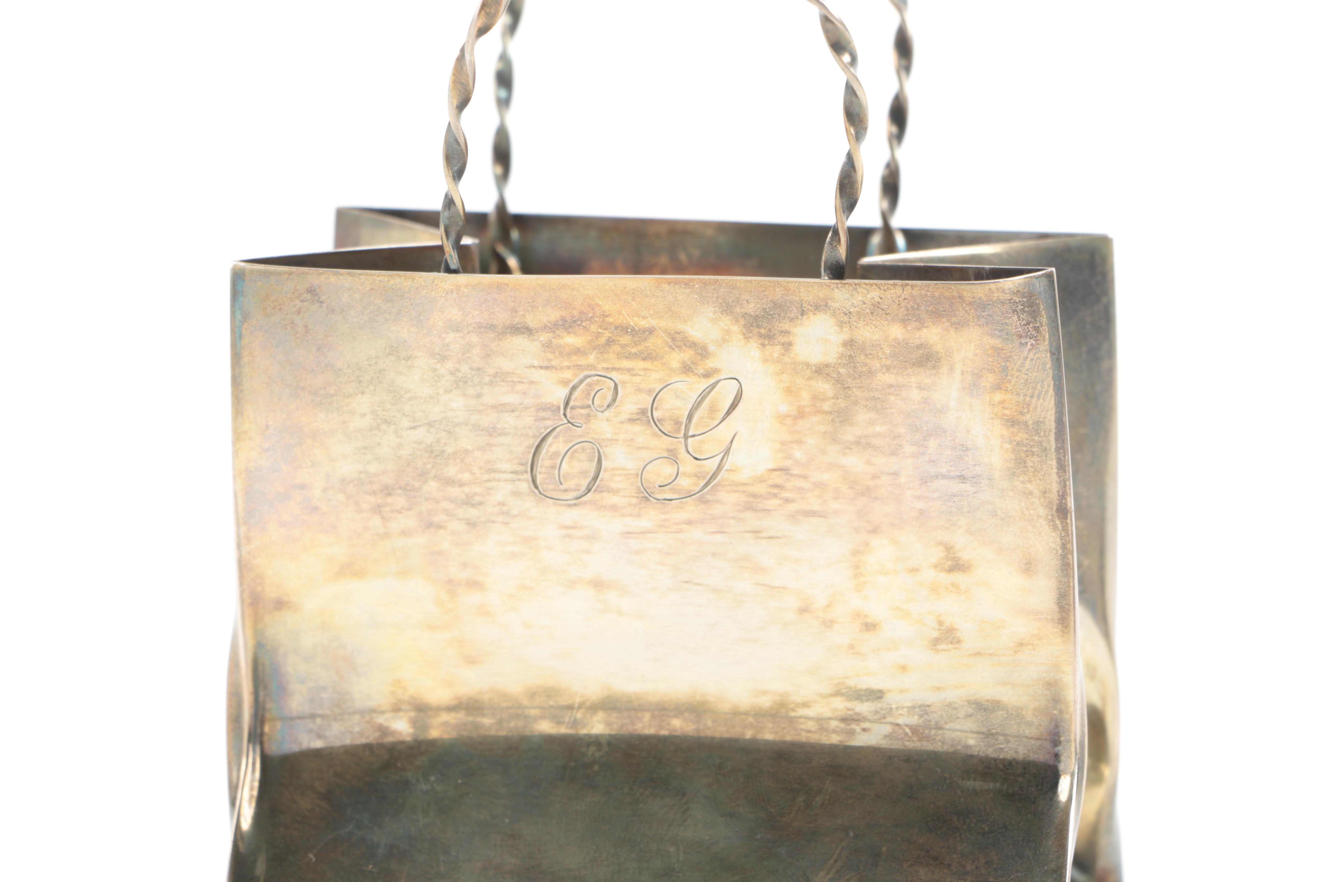 Cartier Sterling Silver "Gift Bag" Miniature