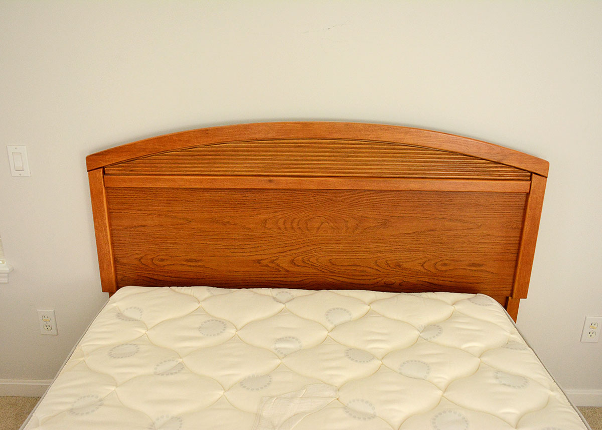 Full/Queen Adjustable Oak Headboard by Broyhill