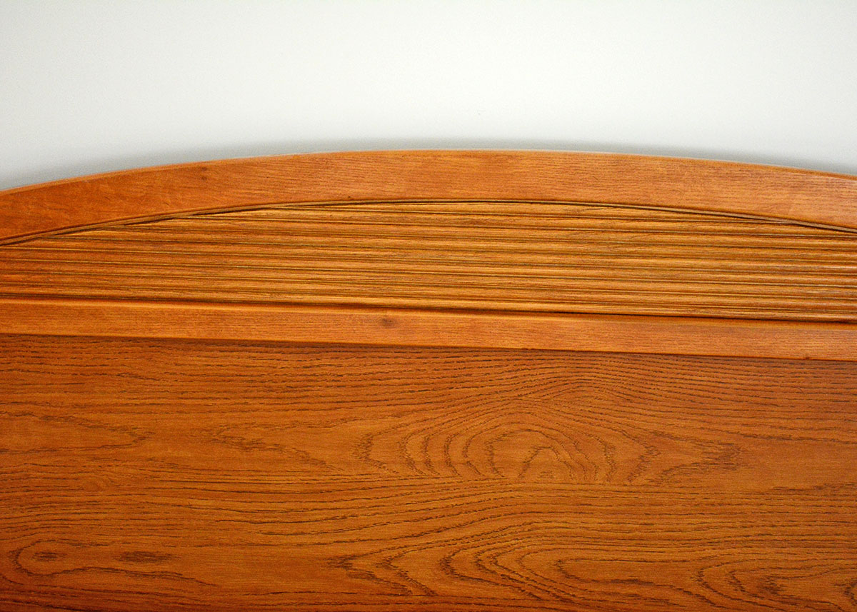 Full/Queen Adjustable Oak Headboard by Broyhill