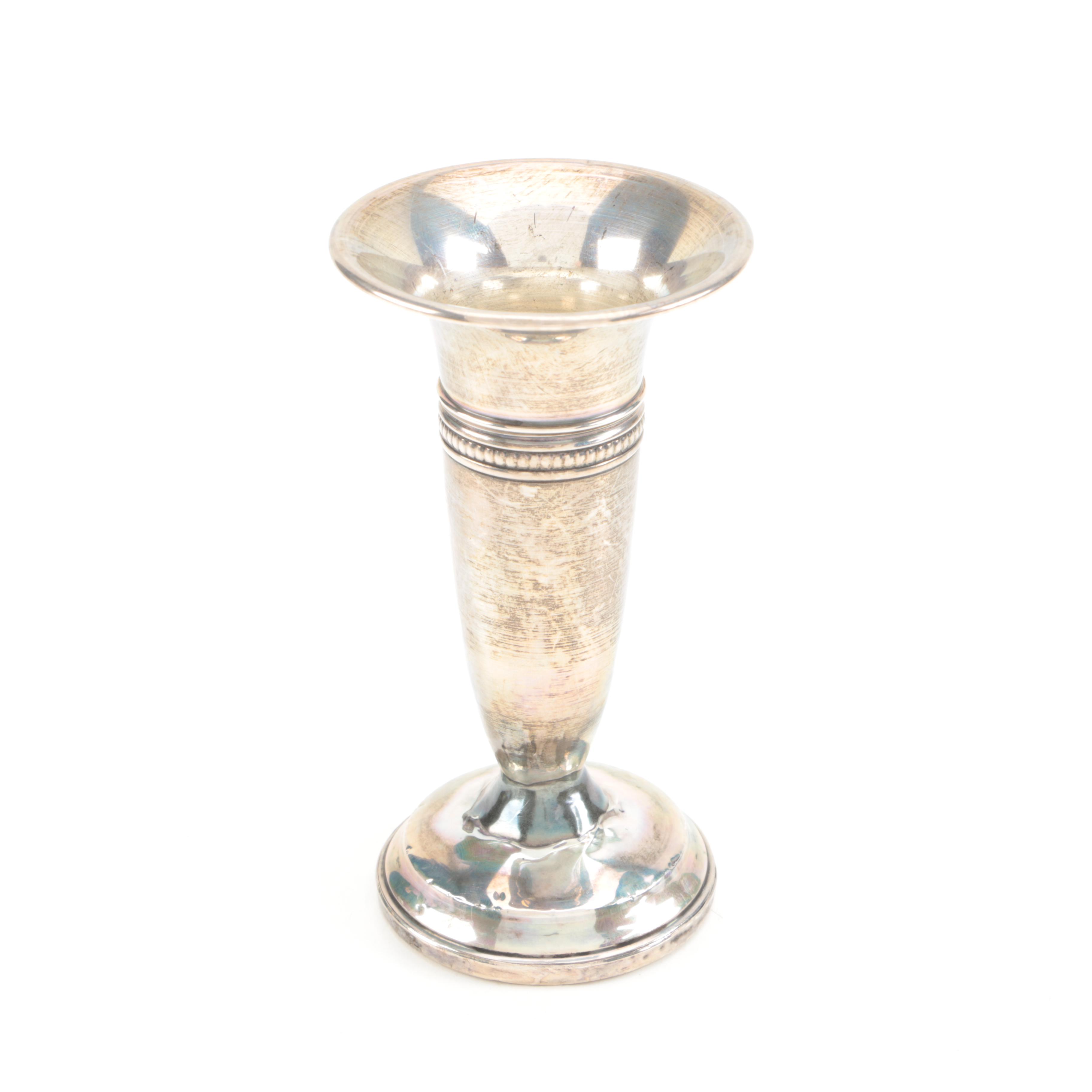 Weighted Sterling Silver Vase