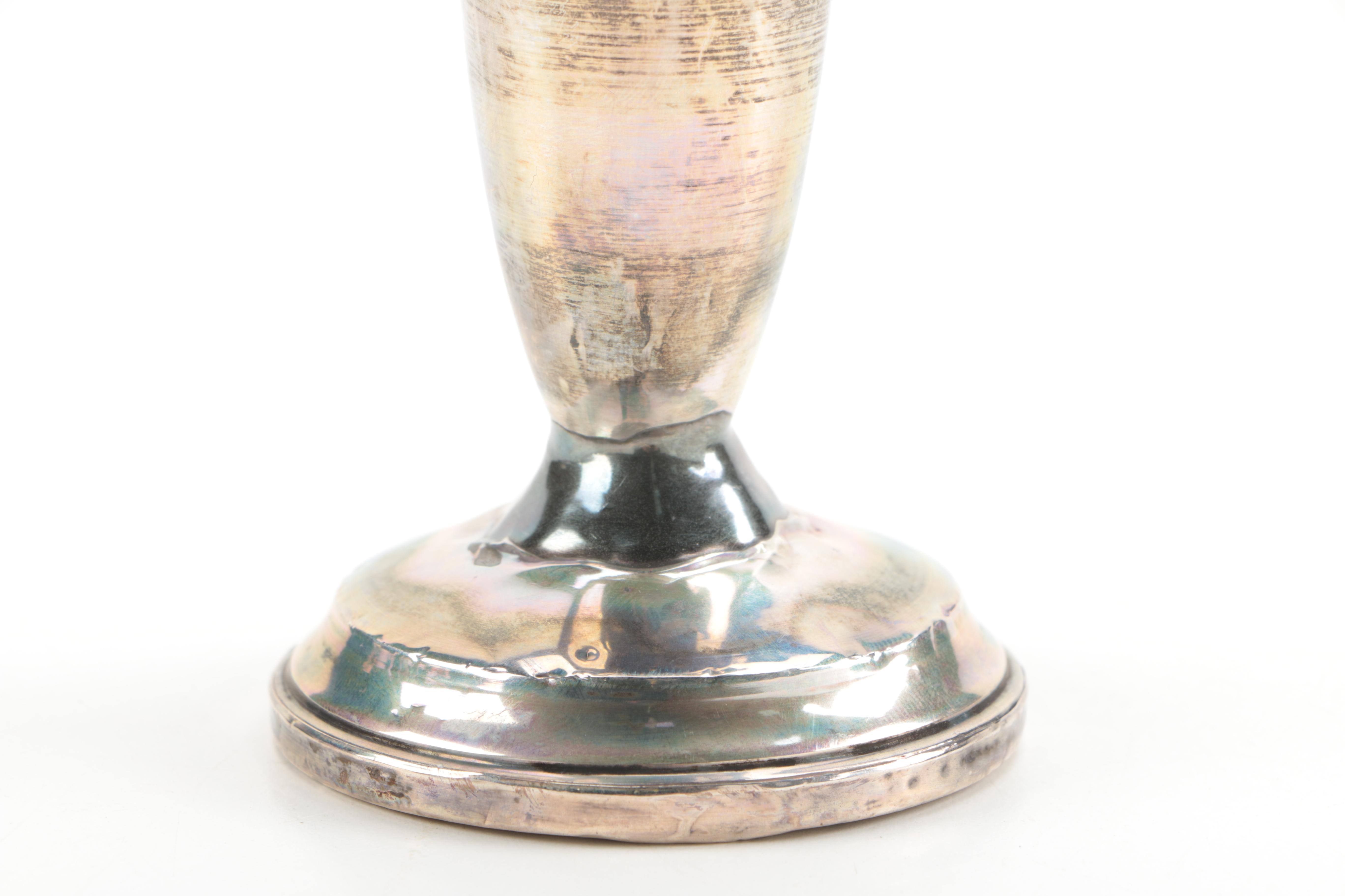 Weighted Sterling Silver Vase