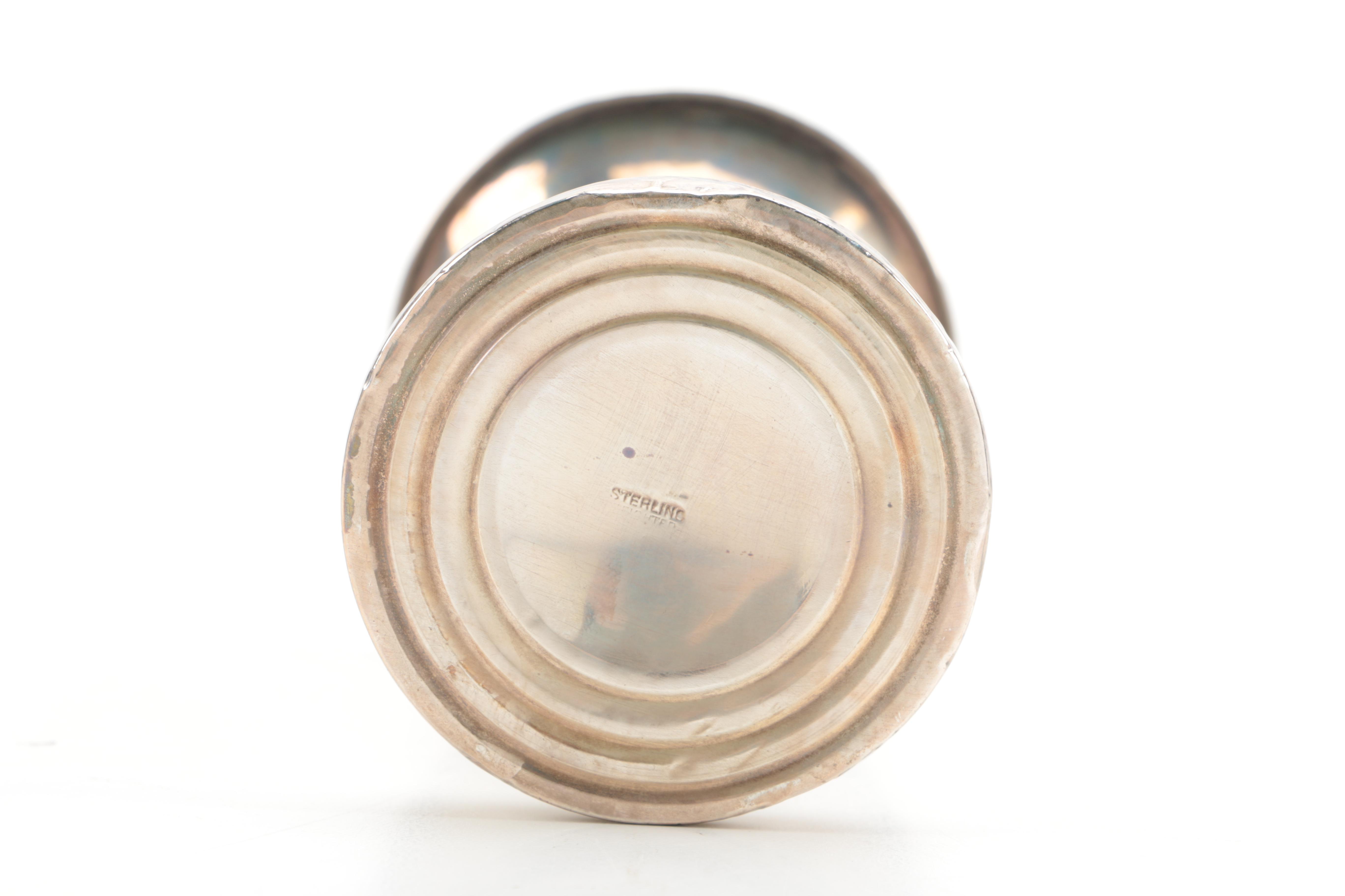 Weighted Sterling Silver Vase