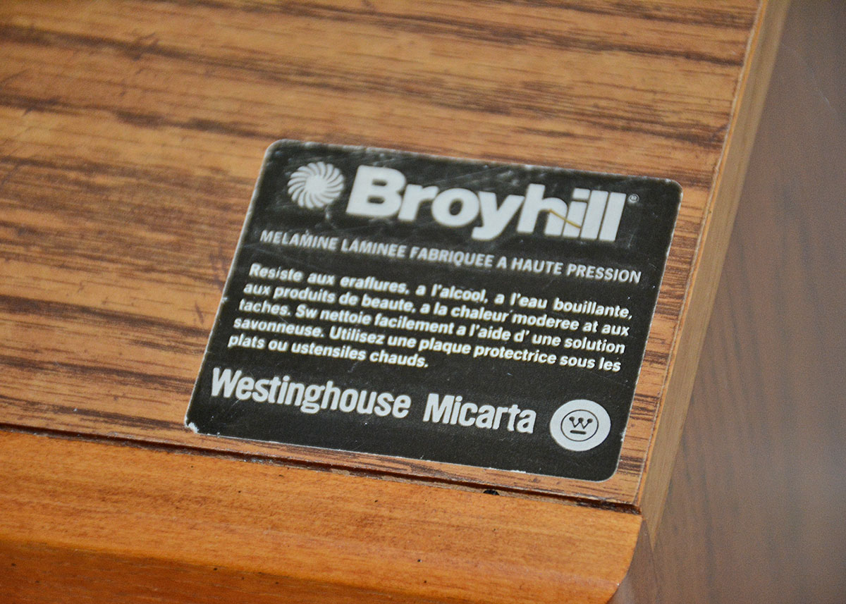 Oak Laminate Desk by Broyhill