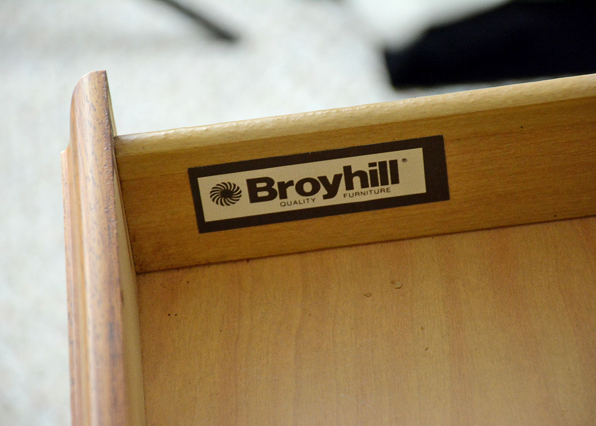 Oak Laminate Desk by Broyhill