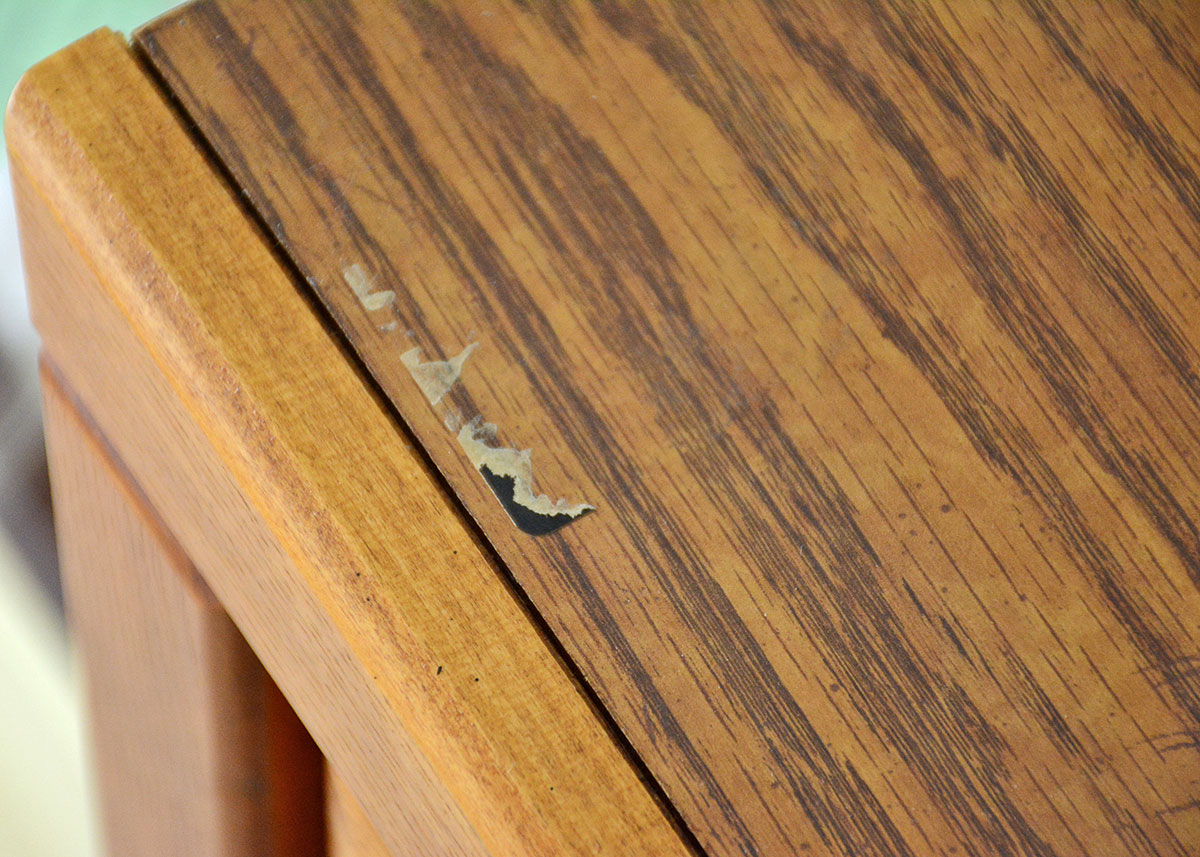 Oak Laminate Desk by Broyhill