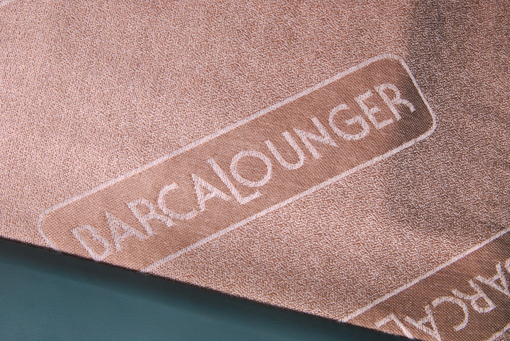 Blue Leather Recliner by Barcalounger