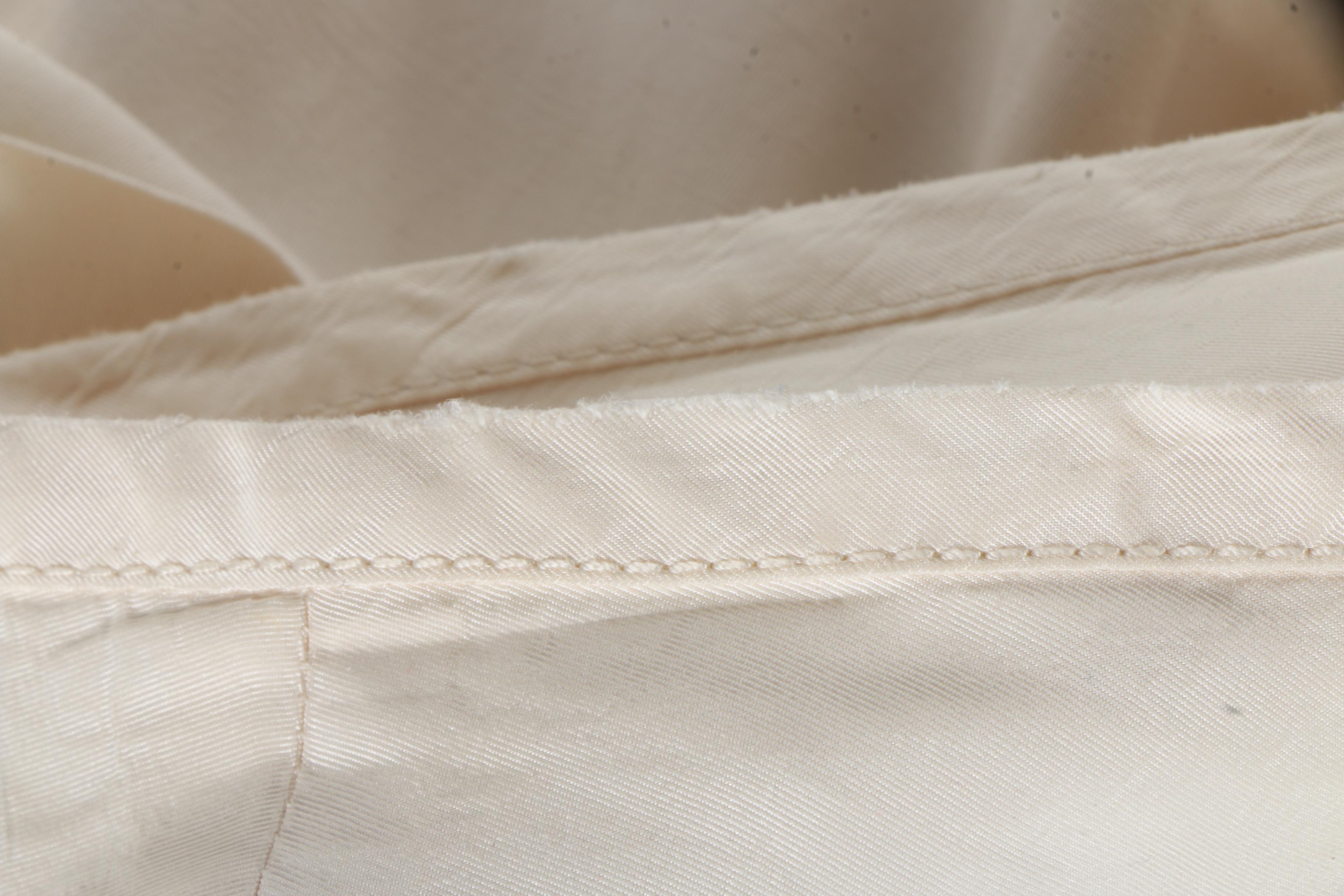 Prada Cream Silk Skirt