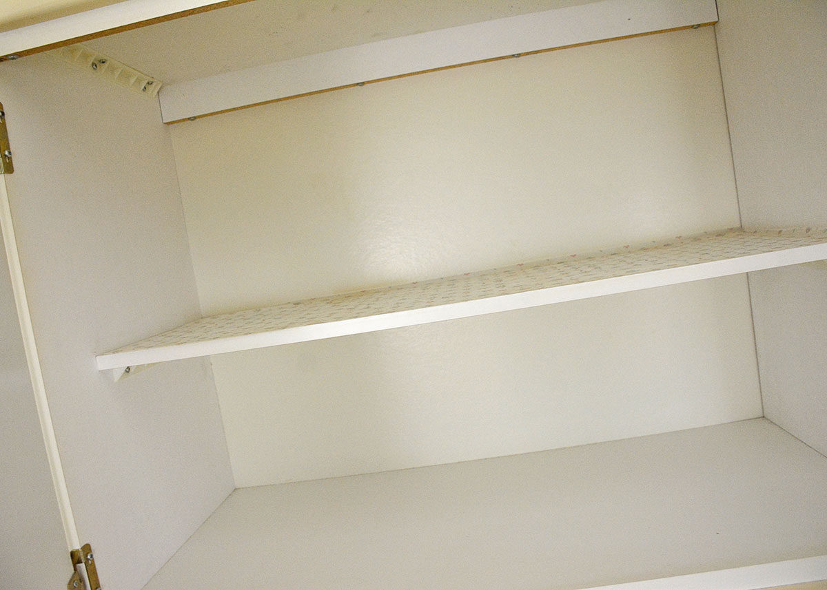 Art Deco Style White Vinyl Armoire