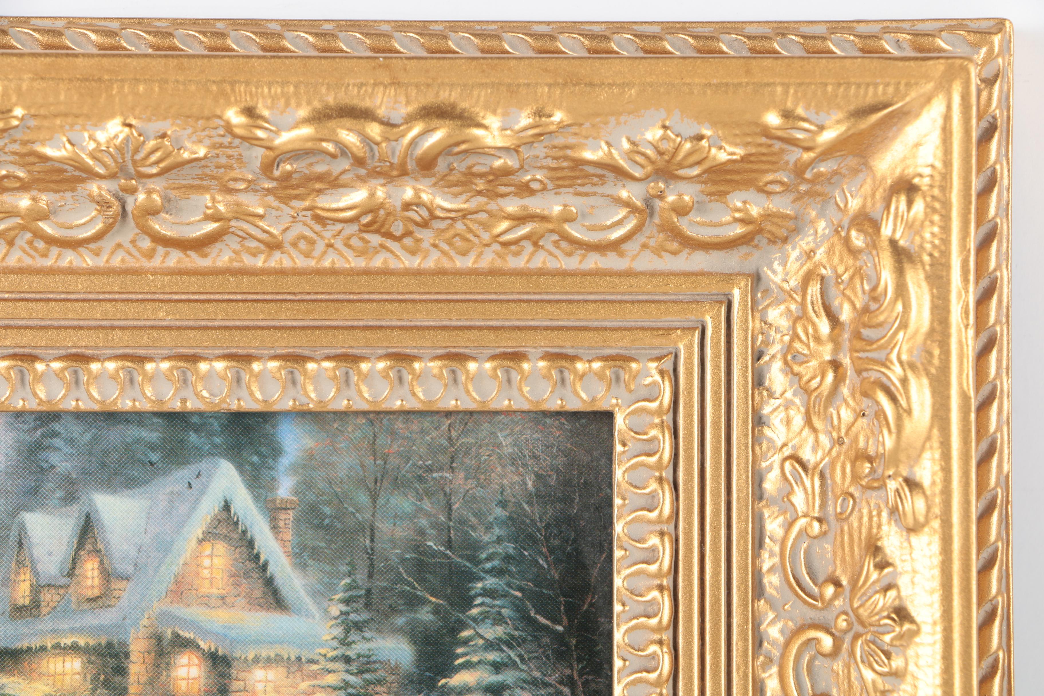 After Thomas Kinkade Offset Lithographs on Board