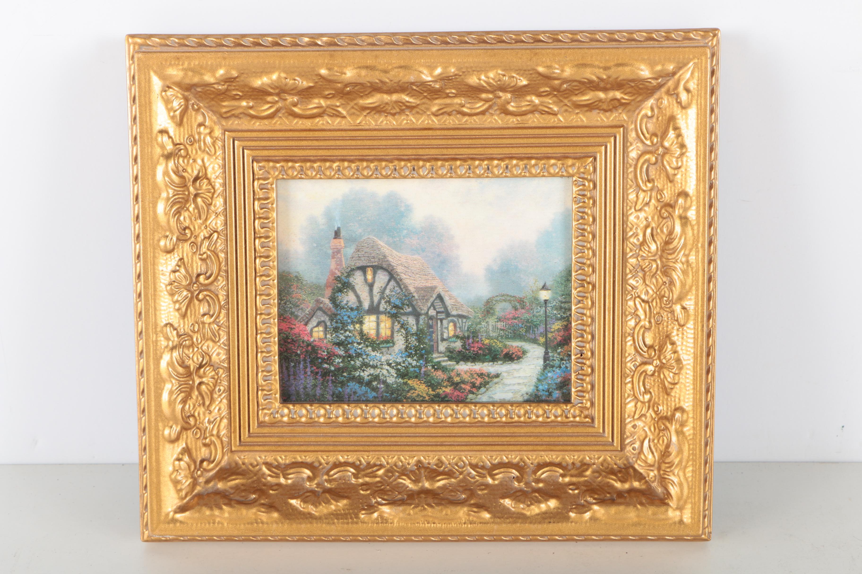 After Thomas Kinkade Offset Lithographs on Board
