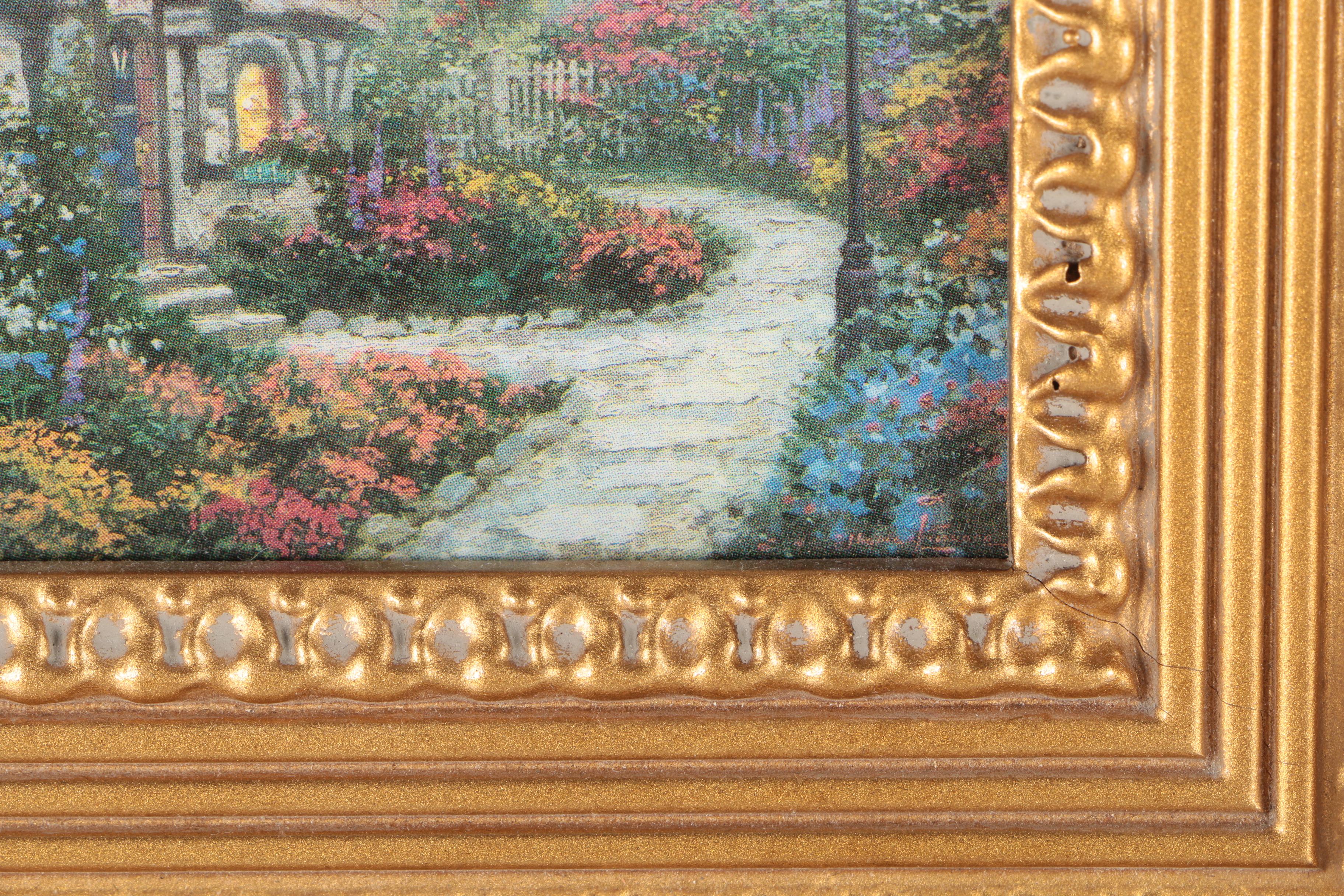 After Thomas Kinkade Offset Lithographs on Board