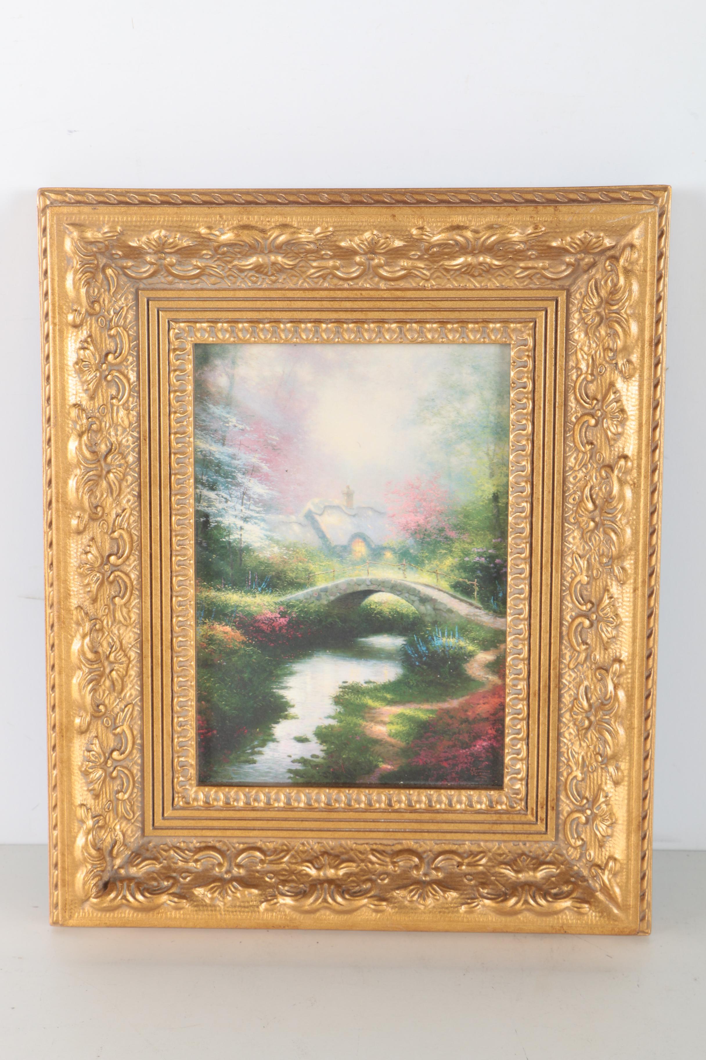 After Thomas Kinkade Offset Lithographs on Board