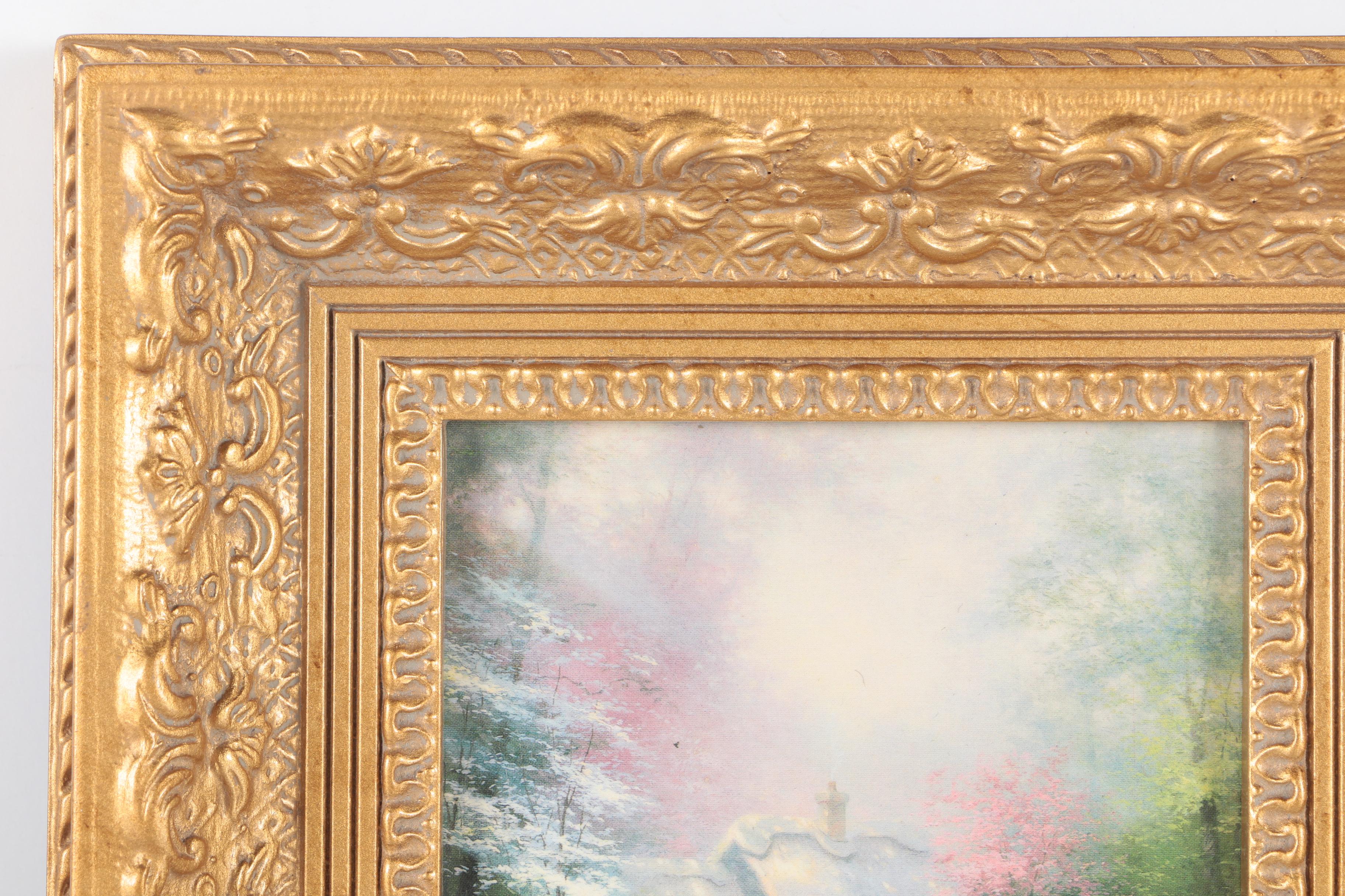 After Thomas Kinkade Offset Lithographs on Board