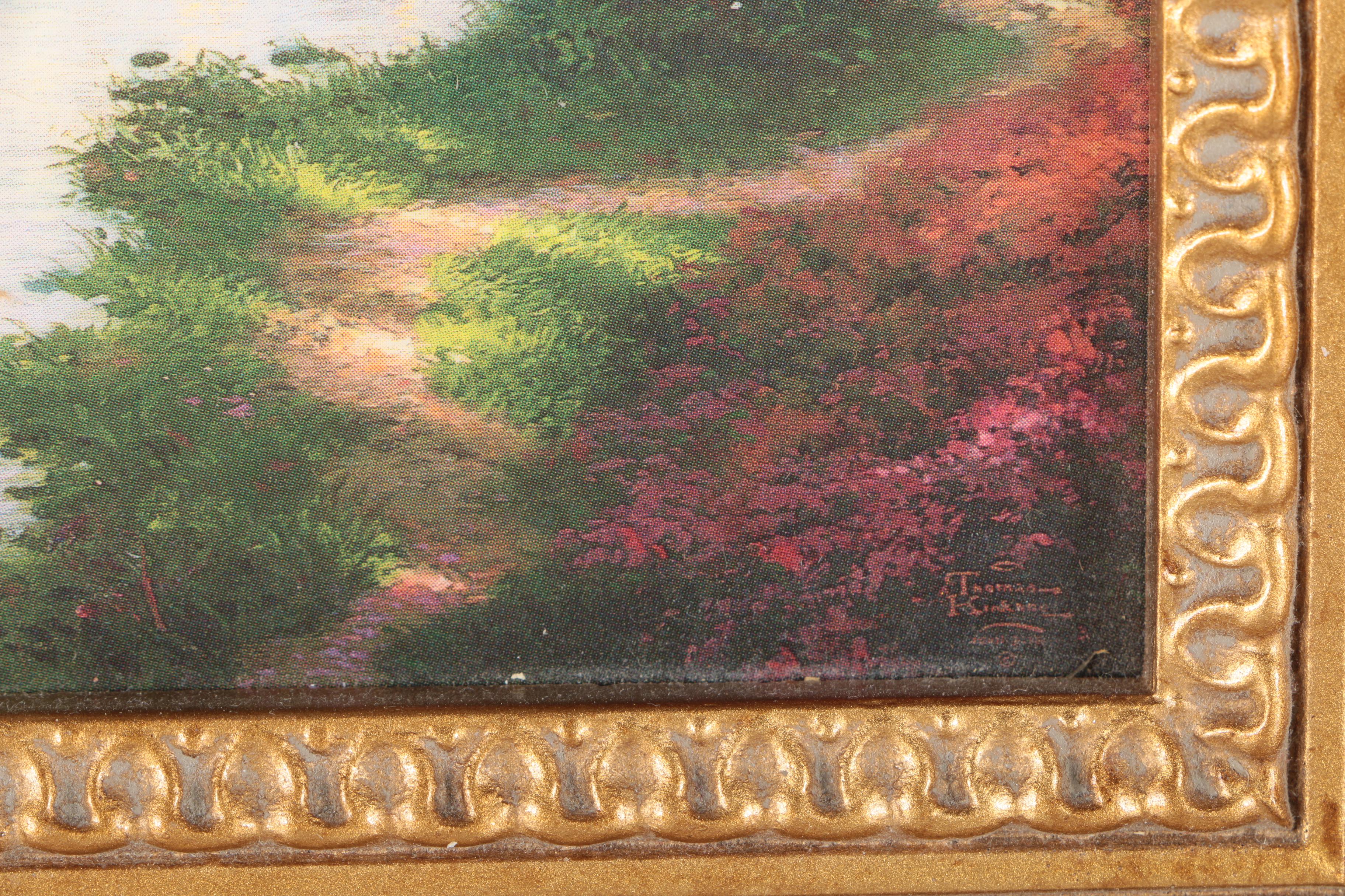 After Thomas Kinkade Offset Lithographs on Board