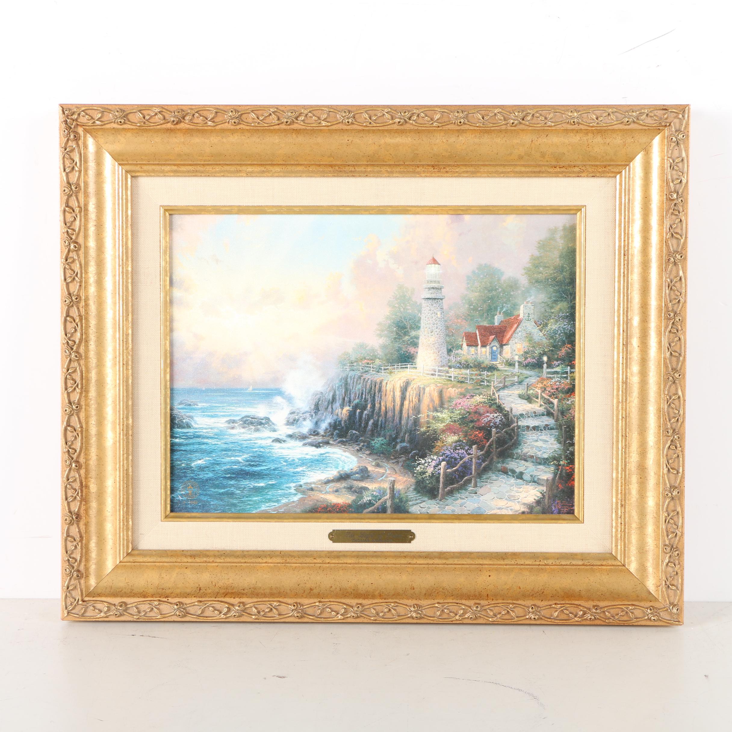 Offset Lithograph After Thomas Kinkade "The Light of Peace"