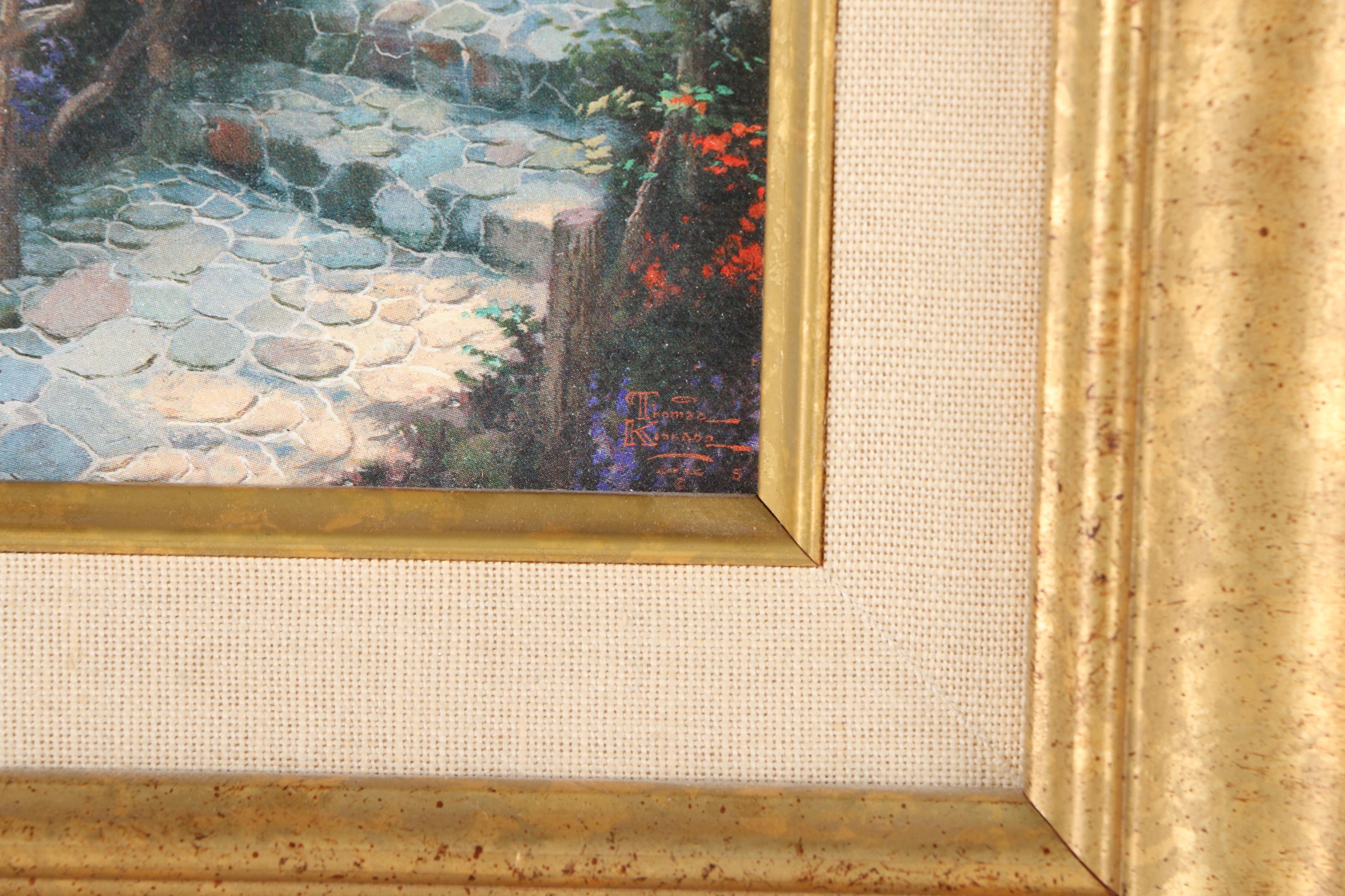 Offset Lithograph After Thomas Kinkade "The Light of Peace"