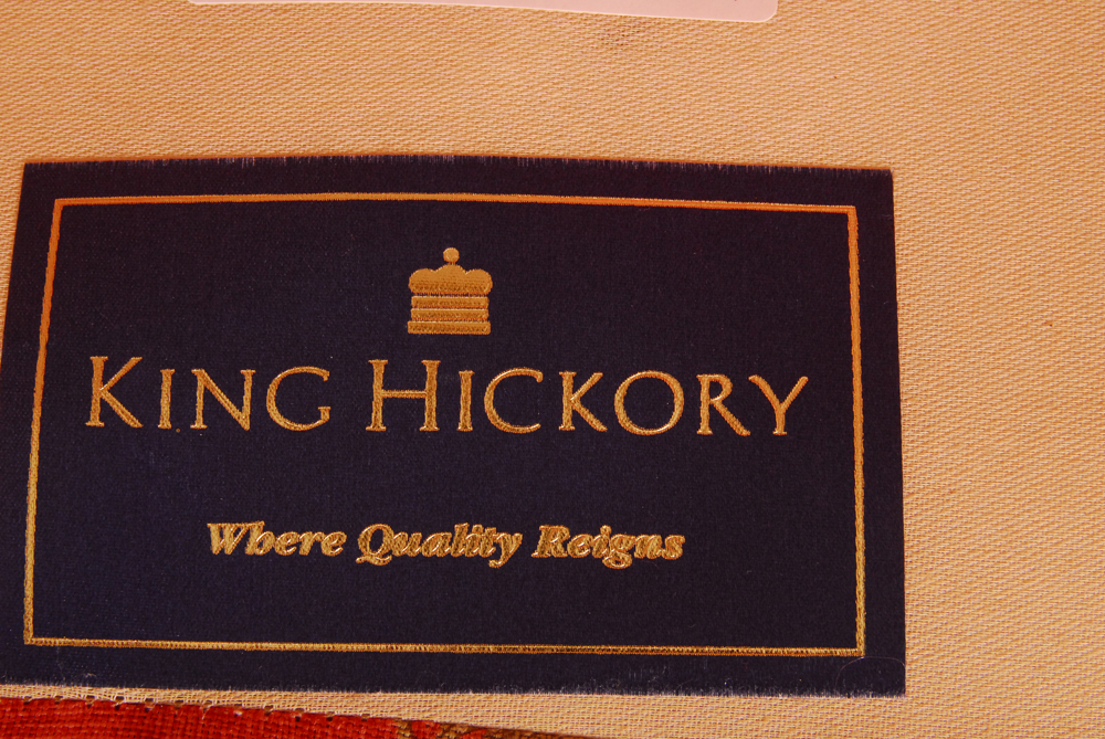 King Hickory Floral Upholstered Sofa