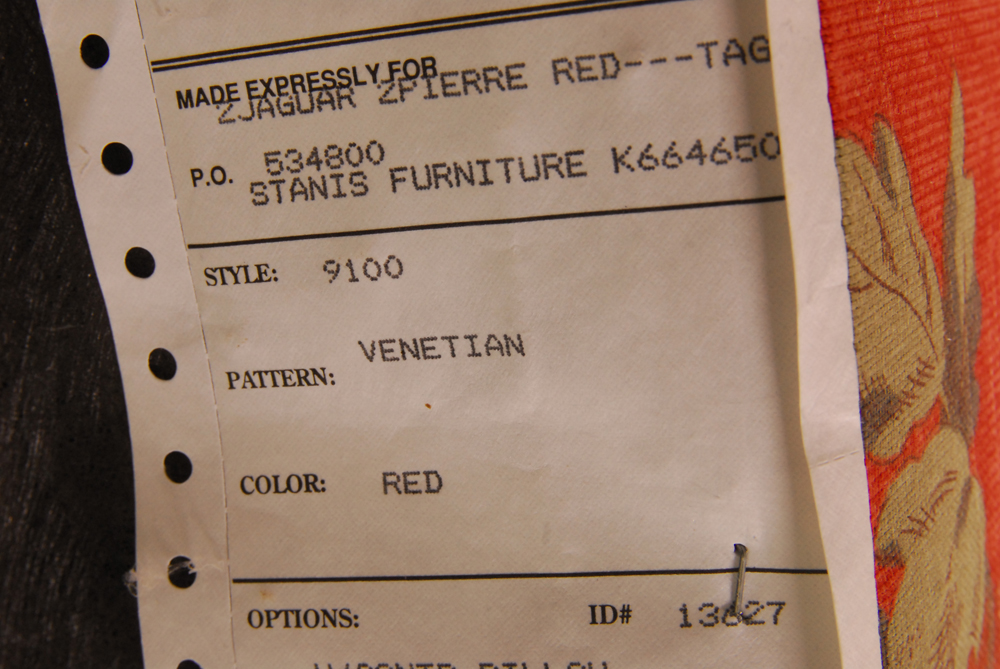 King Hickory Floral Upholstered Sofa