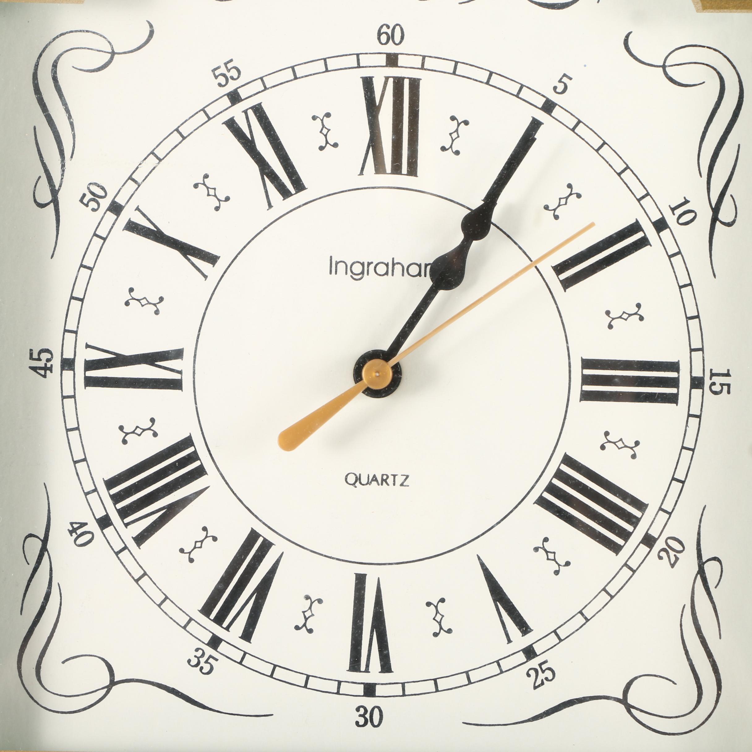 Ingraham Golf-Themed Analog Wall Clock