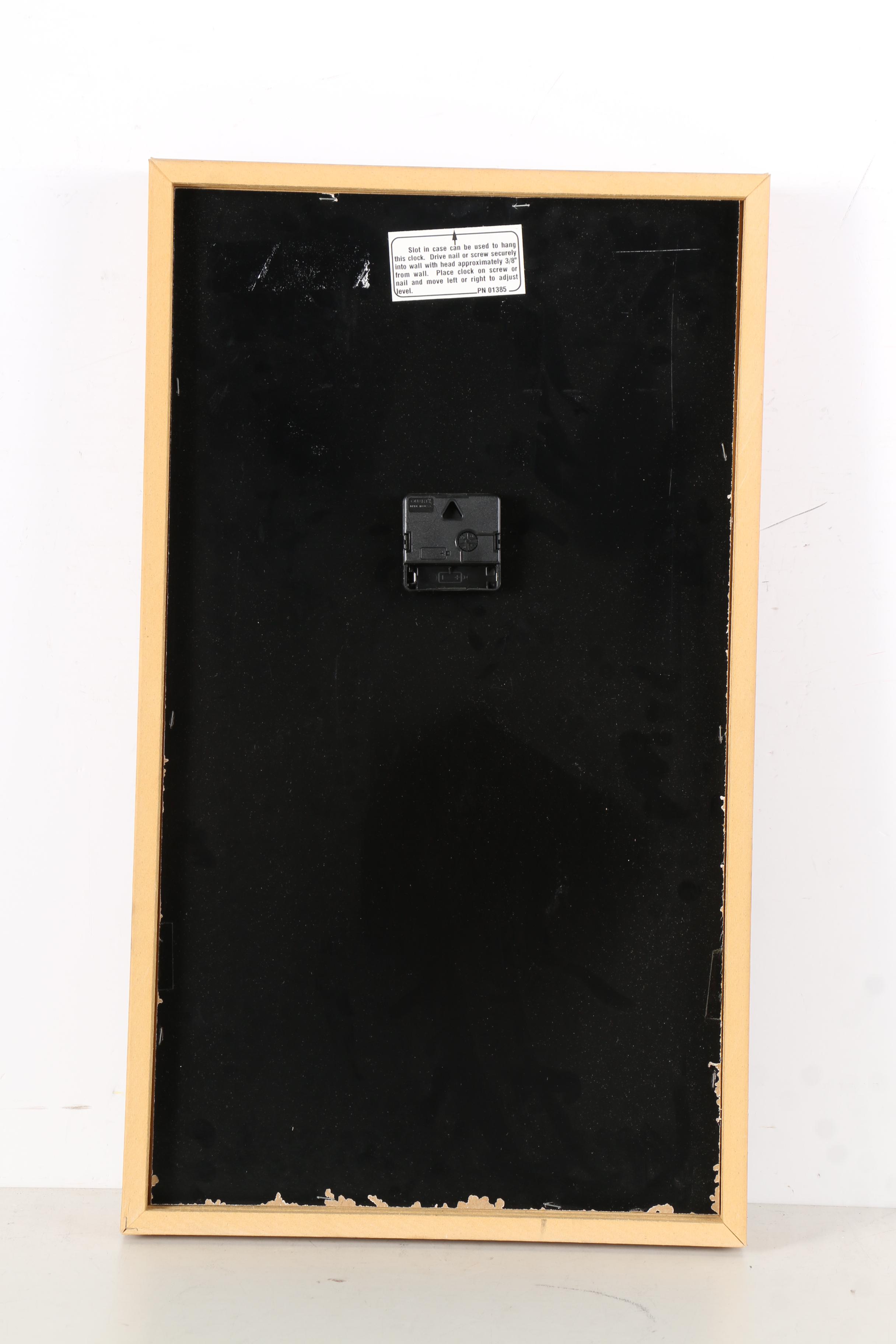 Ingraham Golf-Themed Analog Wall Clock