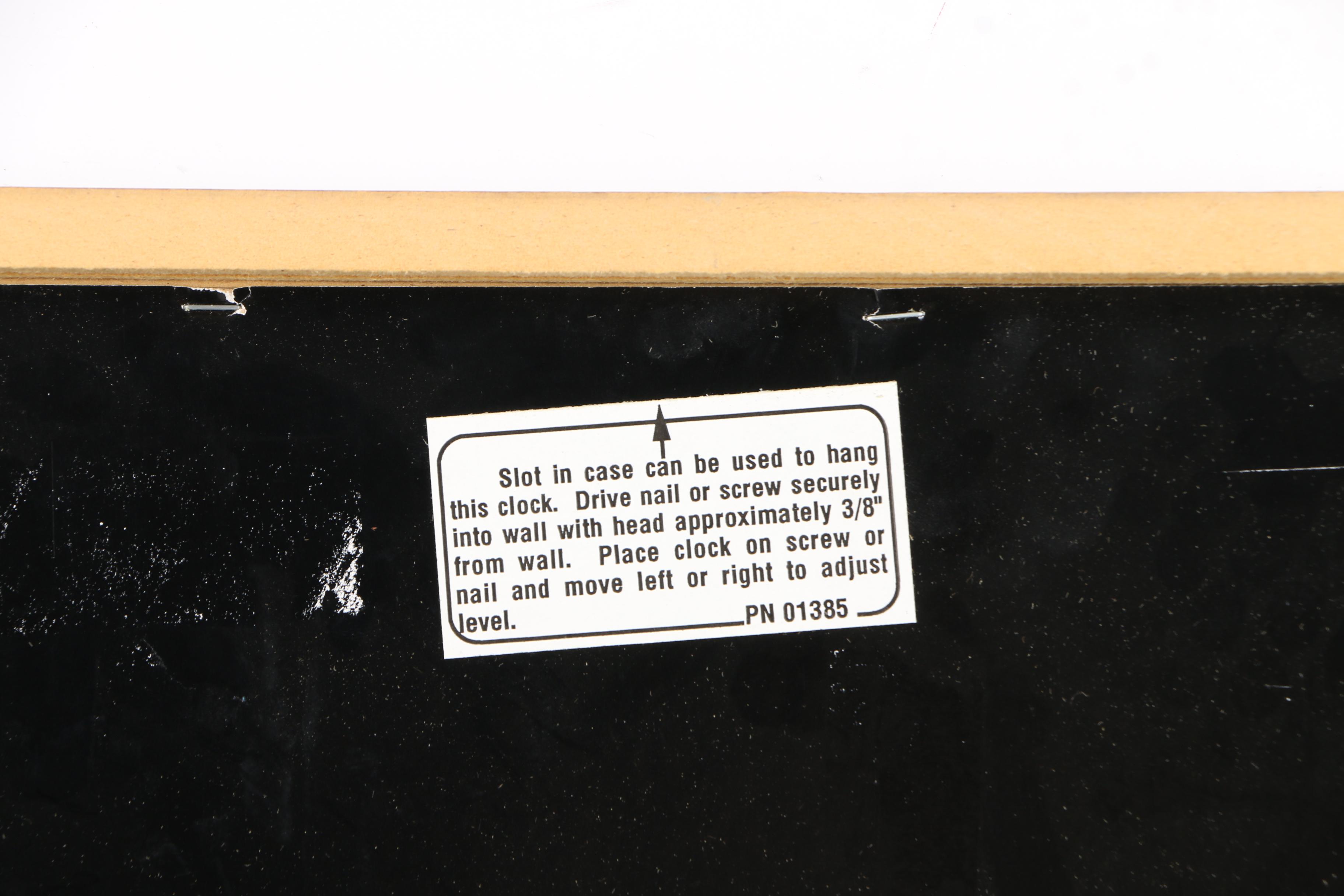 Ingraham Golf-Themed Analog Wall Clock