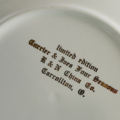 Currier and Ives "Four Seasons" Limited Edition Plates