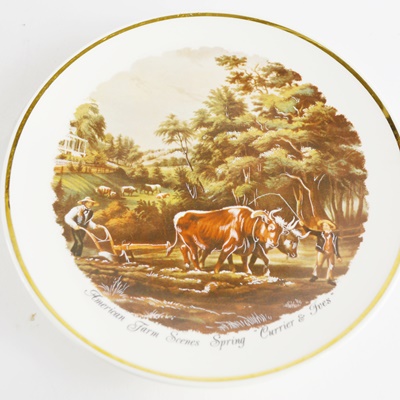 Currier and Ives "Four Seasons" Limited Edition Plates