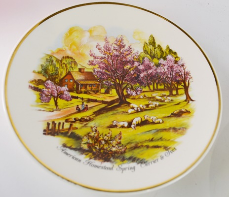 Currier and Ives "Four Seasons" Limited Edition Plates