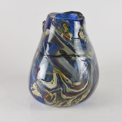 Heavy Blown Glass Vase