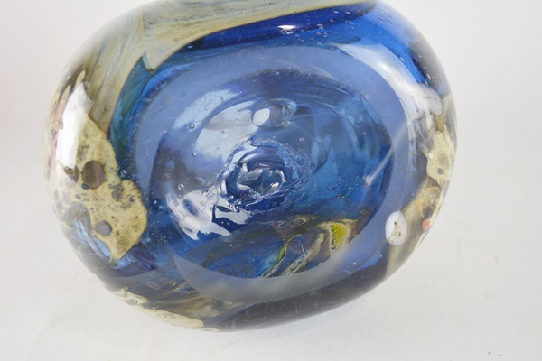 Heavy Blown Glass Vase